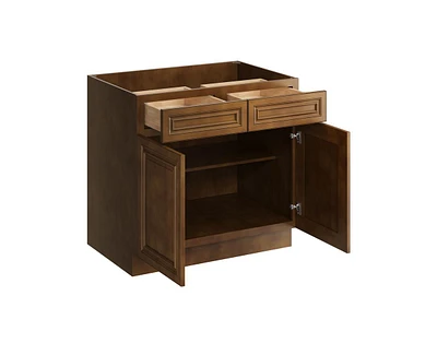 Casainc W36" X H34.5" D24" Ready to Assemble Floor Base Kitchen Cabinet