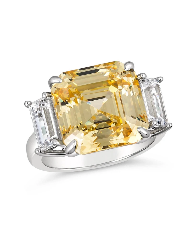 Anna Zuckerman Ocean Drive 8 Carat Asscher Cut Ring