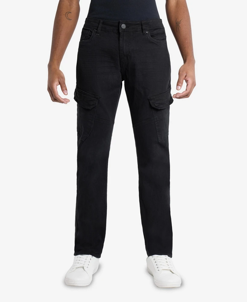 Xray Men's Slim Fit Stretch Cargo Jeans