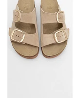 Harbor Suede Leather Two-Strap Sandal (Women)