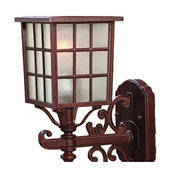 Window Pane Lantern Wall Sconce for Entryway Hallway or Patio