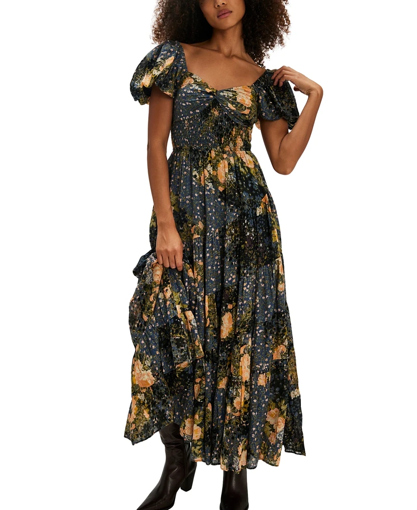 Free People Women's Floral Sundrenched Maxi Dress