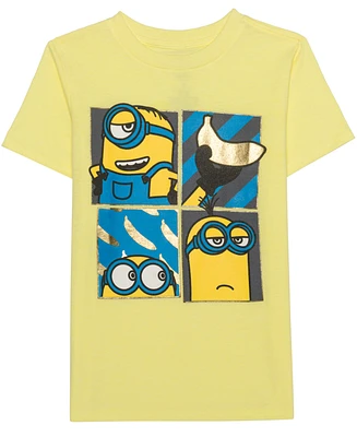 Despicable Me Little & Big Boys Minion Short Sleeve T-Shirt