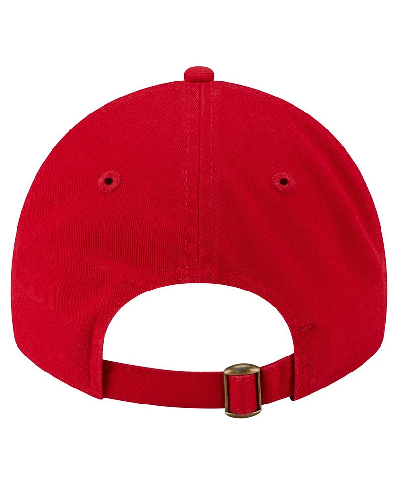 New Era Women's Red St. Louis Cardinals Preppy Team 9TWENTY Adjustable Hat