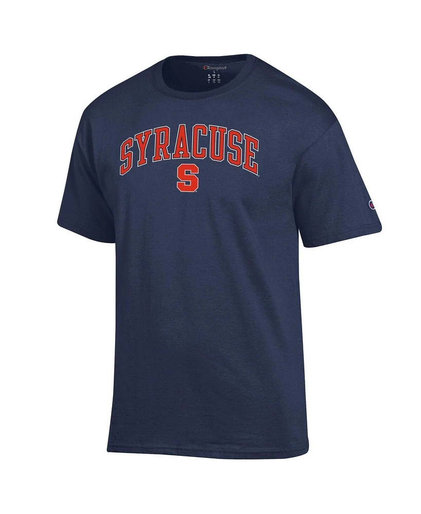 Champion Men's Navy Syracuse Orange Arch Over Logo T-Shirt