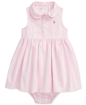 Polo Ralph Lauren Baby Girls Cotton Oxford Dress