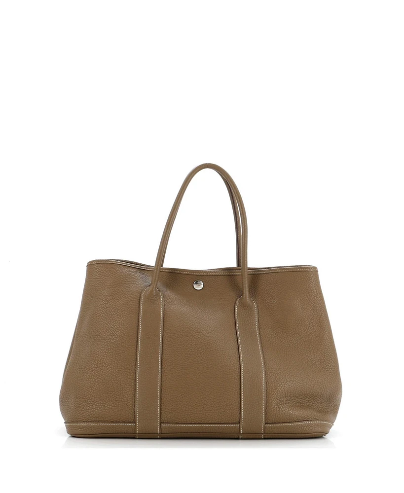 Pre-Owned Hermes 36 Garden Party Tote Leather