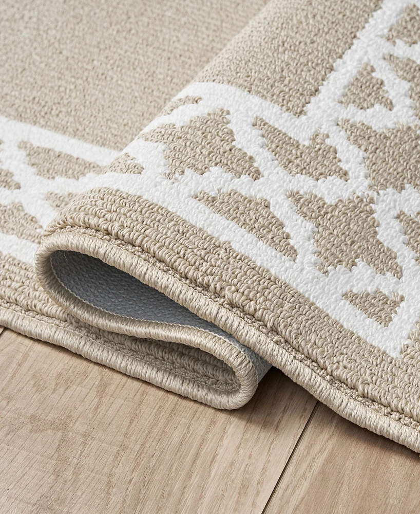 Nautica Collin Trellis Border Tufted 2-Pc. Runner Rug Set