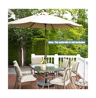35lbs Umbrella Base with Built-in Cement