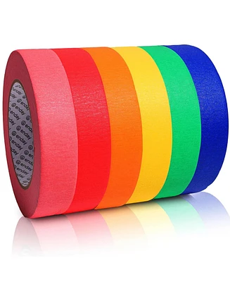 Enday Colored Masking Tape (6 Pack) 1080 Ft x 1 in