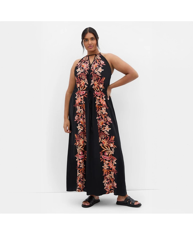 City Chic Plus Size Island Girl Dress