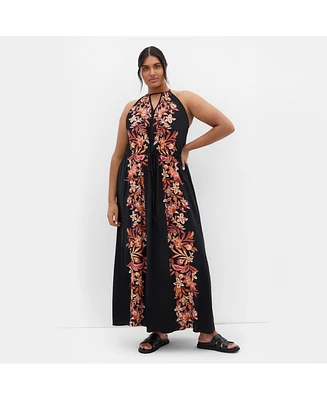 City Chic Plus Size Island Girl Dress