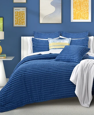 J by Queen Bold Darby 3-Pc. Comforter Set, Full/Queen