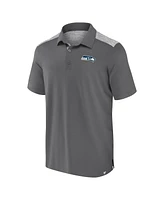 Fanatics Men's Heather Gray Seattle Seahawks Long Shot Polo Shirt