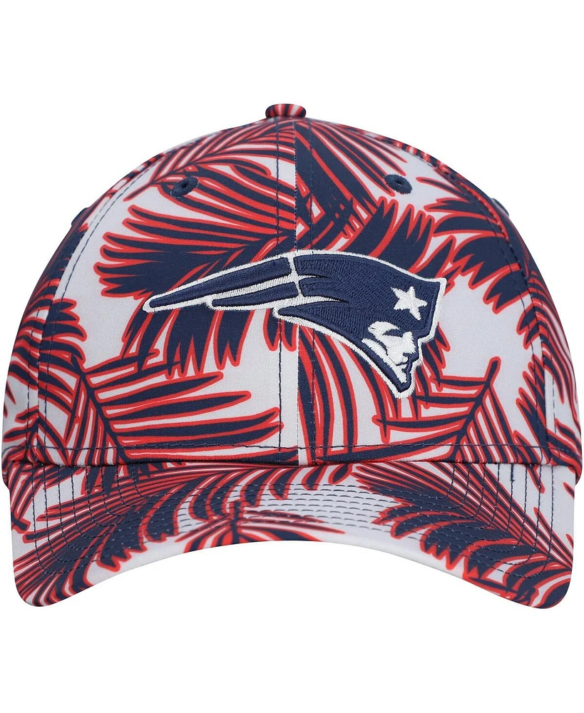 New Era Men's Gray England Patriots Palms 39THIRTY Flex Hat