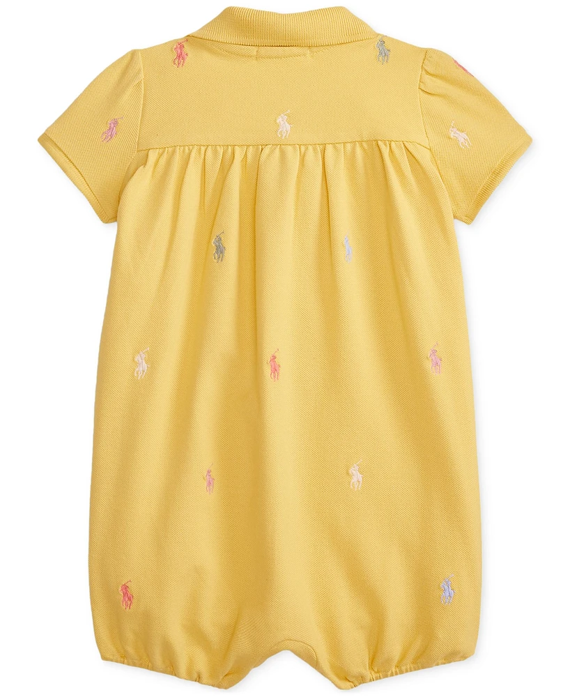 Baby Girls Bubble Shortalls