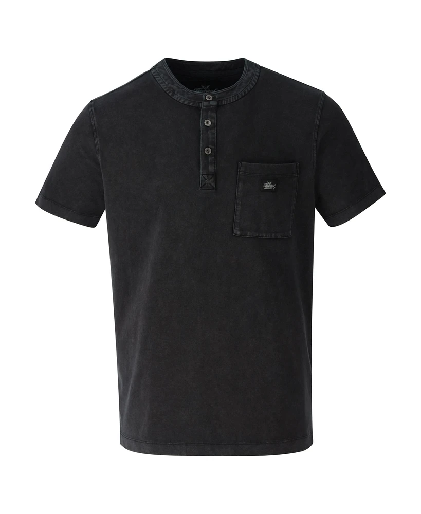 Thorogood Men's Vintage Wash Short Sleeve Pocket Henley