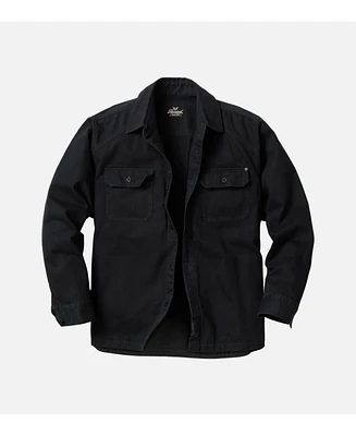 Thorogood Big & Tall Men's Stone Wash Herringbone Button Up Overshirt