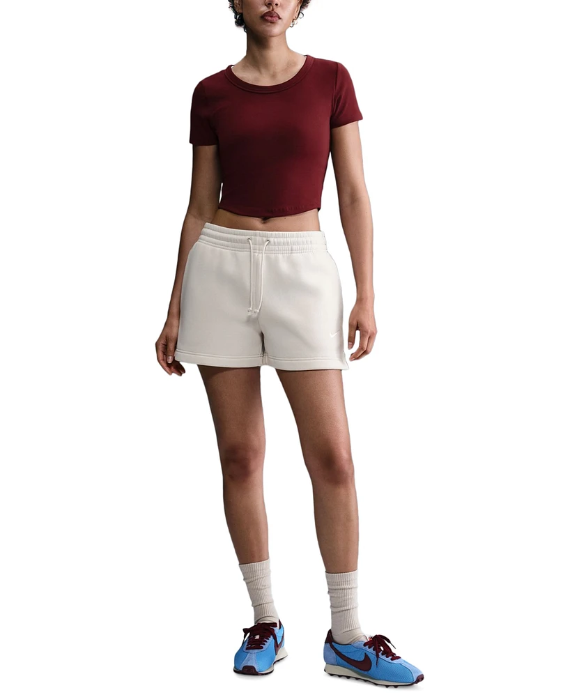Nike Sportswear Women's Phoenix Fleece Mid-Rise 4" Shorts
