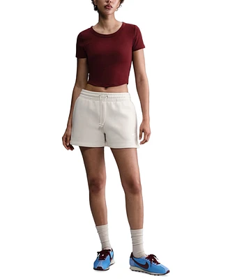 Nike Sportswear Women's Phoenix Fleece Mid-Rise 4" Shorts