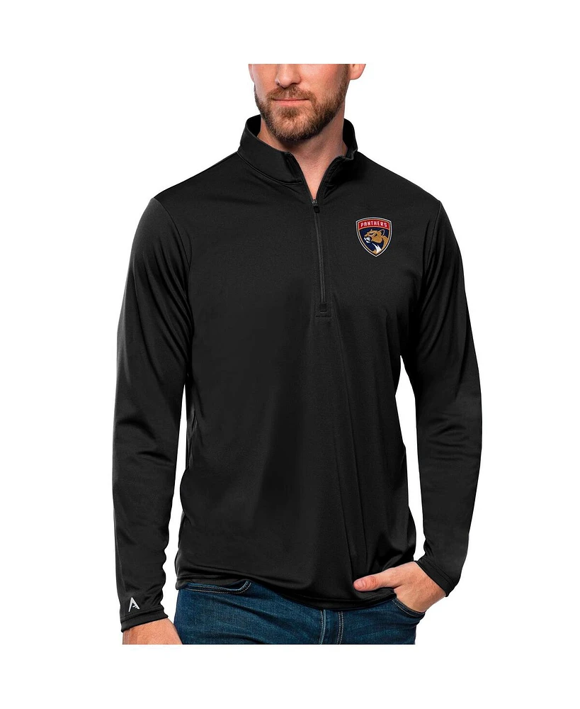 Antigua Men's Florida Panthers Tribute Quarter-Zip Pullover Sweatshirt