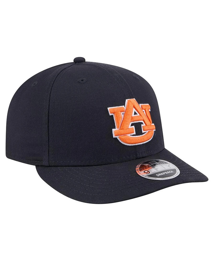 New Era Men's Navy Auburn Tigers Low Profile 9FIFTY Snapback Hat