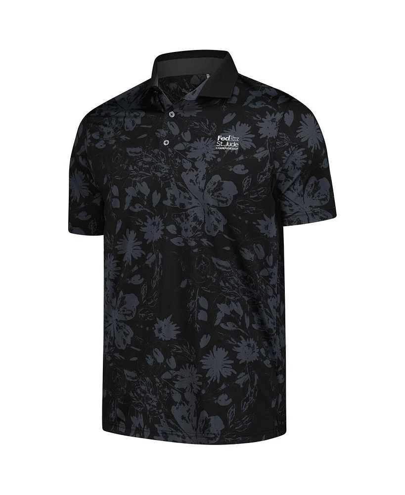 Puma Men's FedEx St. Jude Championship Mattr Rose Polo Shirt