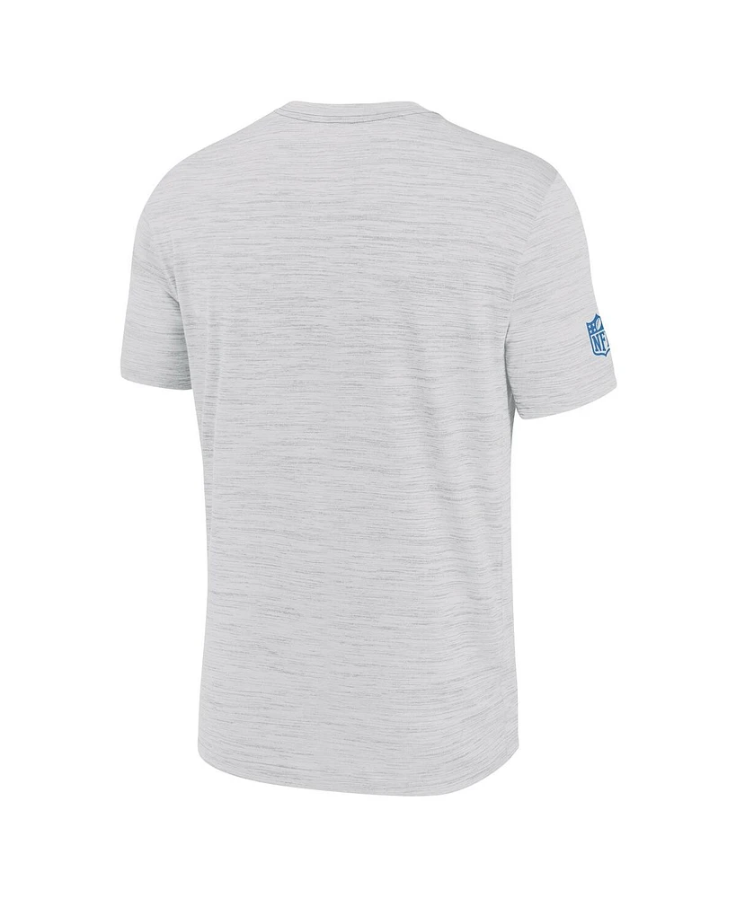 Nike Men's Ash Detroit Lions Sideline Velocity Performance T-Shirt