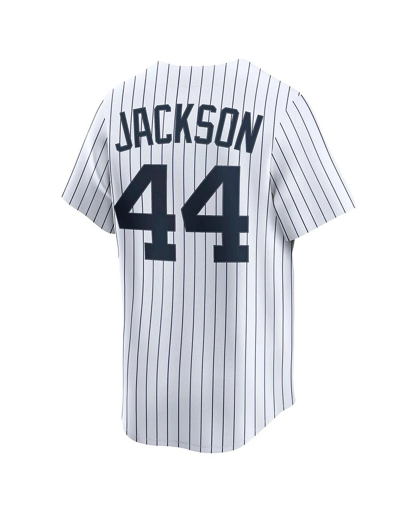 Nike Men's Reggie Jackson White New York Yankees Throwback Cooperstown Collection Limited Jersey