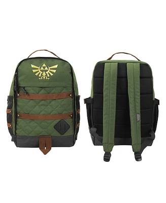 The Legend Of Zelda Hyrule Crest 17" Green adult Backpack