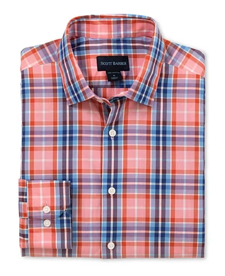 Scott Barber Men's Weekend Plaid, Berry