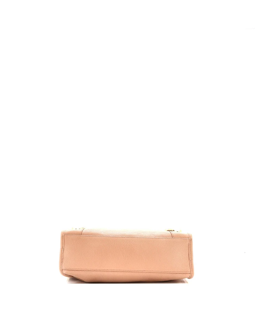 Pre-Owned Balenciaga Small City Classic Metallic Edge Bag Leather