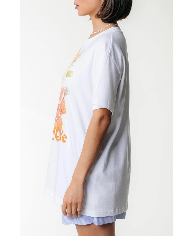 Colourful Rebel Women's Island Life Loosefit Tee
