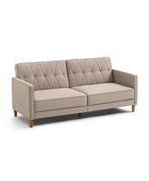 Gold Sparrow 77" Polyester Victoria Convertible Sofa Bed, Created for Macy's