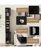 Volenca Freestanding Slim Bathroom Cabinet with Drawer and Adjustable Shelves