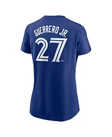 Nike Women's Vladimir Guerrero Jr. Royal Toronto Blue Jays Fuse Name Number T-Shirt