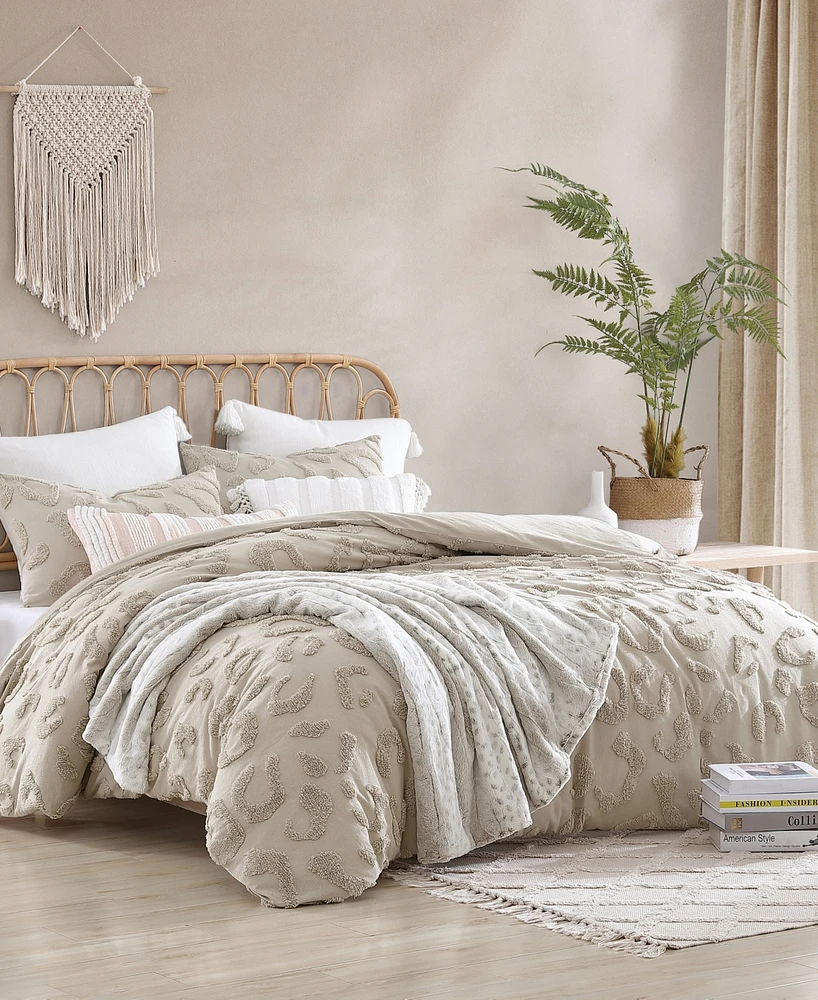 Peri Home Chenille Leopard 2-Pc. Comforter Set, Twin/Twin Xl