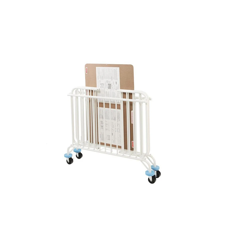 L.a. Baby Holiday Mini/Portable Folding Metal Crib