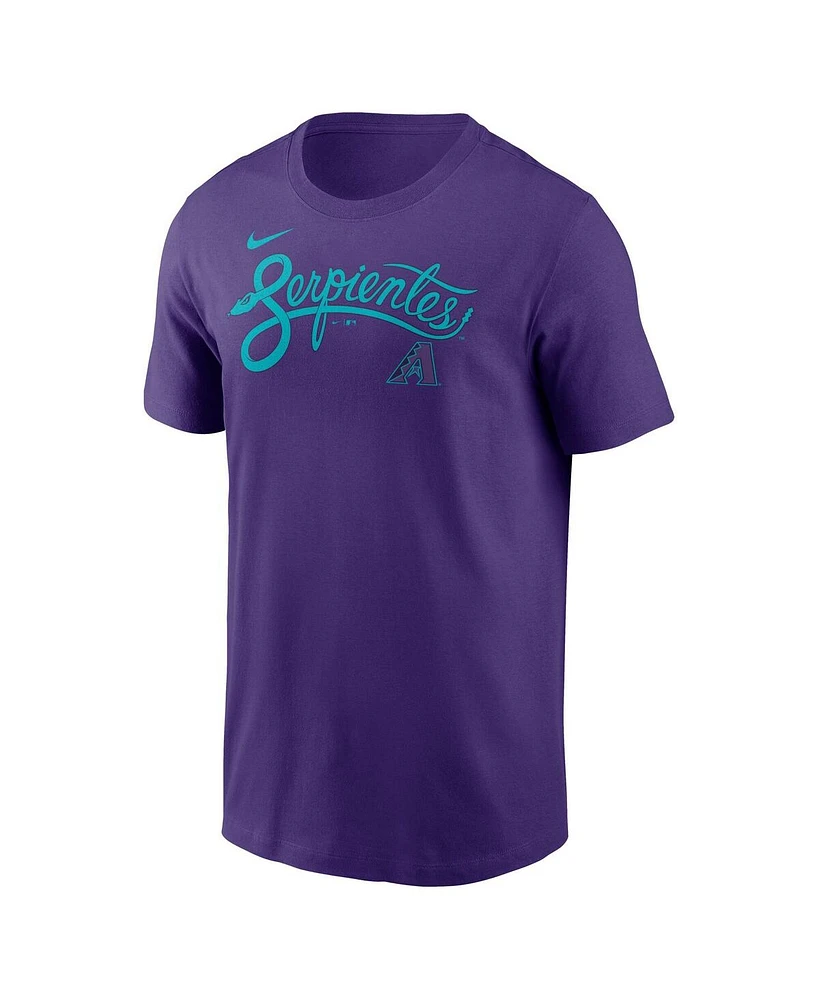 Nike Men's Purple Arizona Diamondbacks 2025 City Connect Wordmark T-Shirt