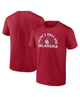 Fanatics Men's Crimson Oklahoma Sooners Power Drive T-Shirt
