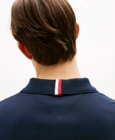Tommy Hilfiger Men's Regular-Fit Liquid Cotton Collar Stripe Detail Polo Shirt