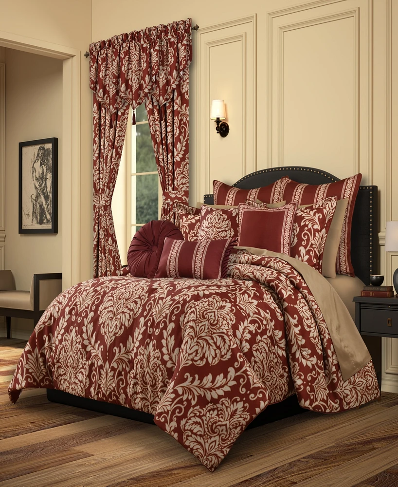 Royal Court Lazia Damask 3-Pc. Comforter Set