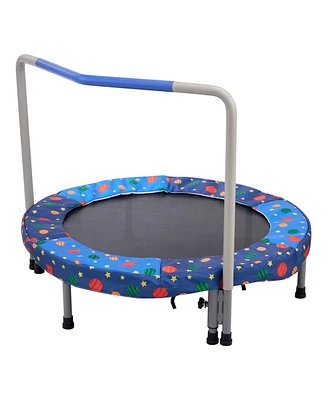 Slickblue Trampoline for Kids Foldable Mini Toddler Trampoline Indoor Outdoor