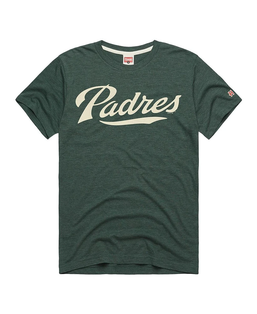 Homage Men's Green San Diego Padres Hyper Local Tri-Blend T-Shirt