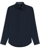 Boss by Hugo Men's Stretch-Cotton Poplin Regular-Fit Dress Shirt
