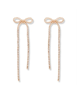 brook & york Adeline Gold Plated Bow Statement Earrings