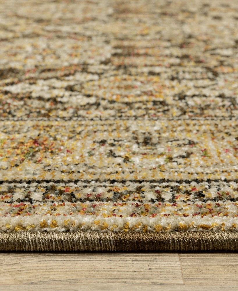 Oriental Weavers Andorra 2431A 2'6"x12' Runner Area Rug