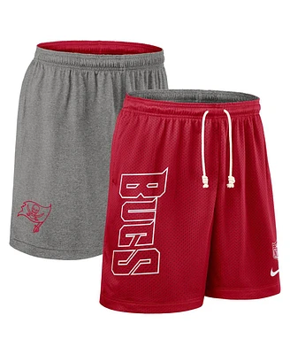 Nike Men's Red Tampa Bay Buccaneers Sideline Reversible Performance Shorts