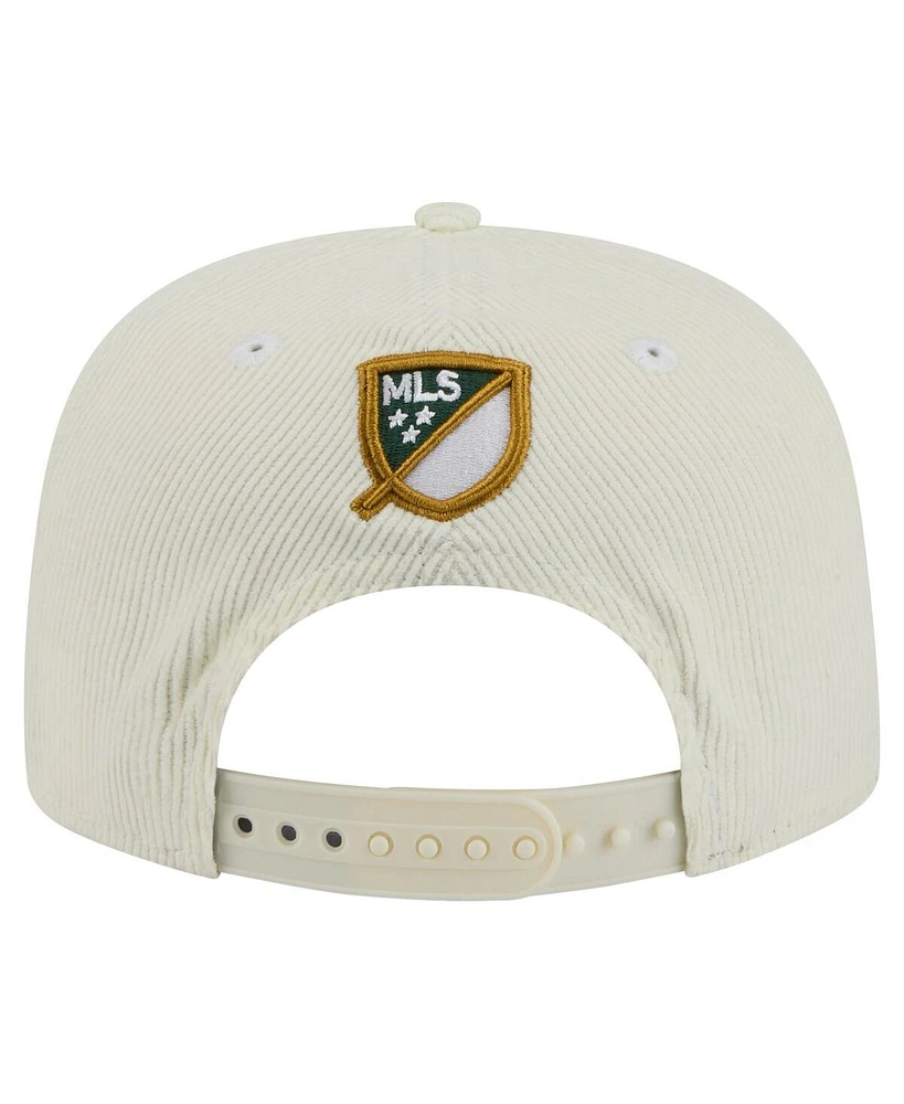 New Era Men's Cream Portland Timbers 2025 Kickoff Snapback Golfer Hat
