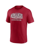 Fanatics Men's Crimson Oklahoma Sooners Tradition Established Staple T-Shirt